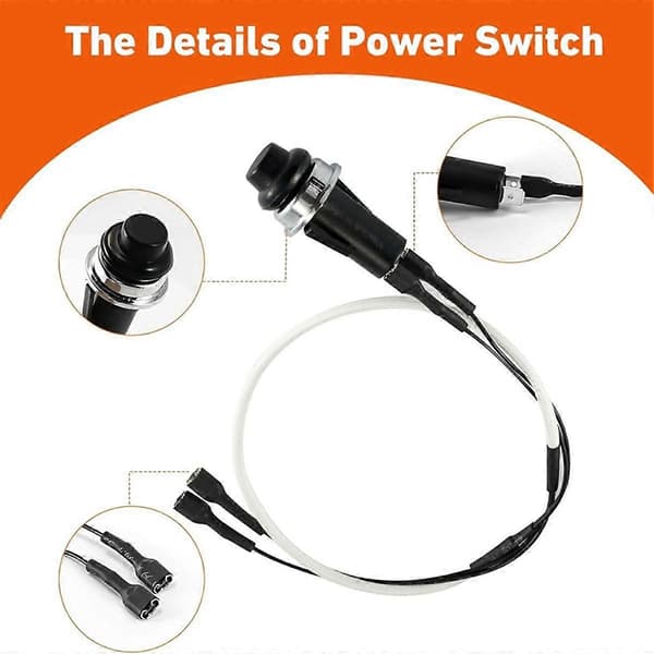 7643 Grill Igniter Kit Replacement for Spirit 220 and 320 Gas Grills (with Front-Mounted Control Panel)