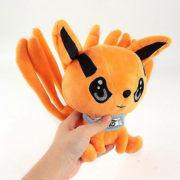 SCSYV 25cm Naruto Nio-svansad Räv Kurama Plyschleksaksdocka Kudde Present