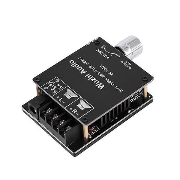 -1002L MINI Bluetooth 5.0 DC 5-24V Trådløs Audio Digital Effektforsterker Stereokort 100Wx2 Bluetooth Forsterker