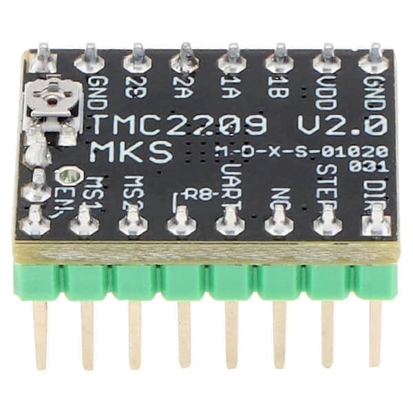 4-pack TMC2209 V2.0 Steppermotor-drivrör Passar för 3 V3 Kontrollkort 3D-skrivardelar Ersätter A4988 Stödjer UART