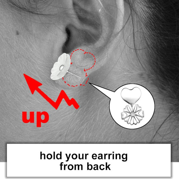 4/ 6 Par Ørehængs Løfter Hypoallergeniske Ørehængs Bagstykker Til Hængende Ører, Tunge Ørehængs Støtte Bagstykker, Forgyldte Sikre Ørehængs Løfter 6 pairs crown shape