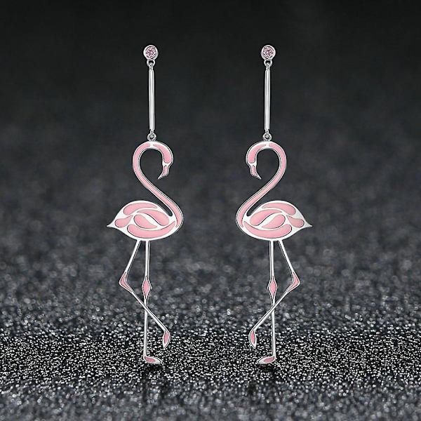 Dame Stud Øredobber Dame Flamingo Øredobber Flamingo Øredobber Smykker Øredobber Dame