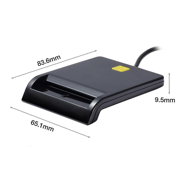 USB Smartkortleser Dni Atm Ic Iso 7816 Klasse A, Ab Og C Kompatibel Med Windows Linux Mac Os