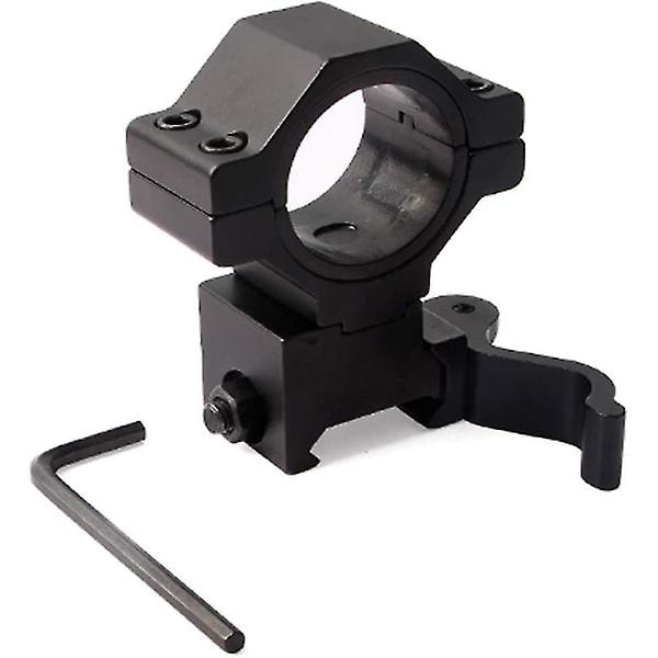 25.4mm 1'/30mm Quick Detach Scope Rings Convert Rings Ring, 20mm Weaver Picatinny for Infrared Night Vision Scope Torch ZD B2