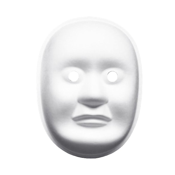 Tomt färgad målning maskerad cosplay massa mask kindergarten DIY-tillbehör Jikaix_GET IT-gåvor peking opera