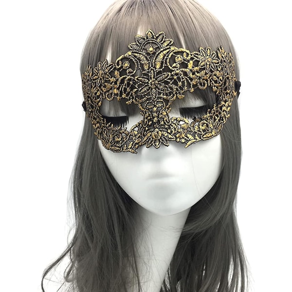 Mardi Gras Masquerade Mask Halloween Party Festlig Venetiansk Mask