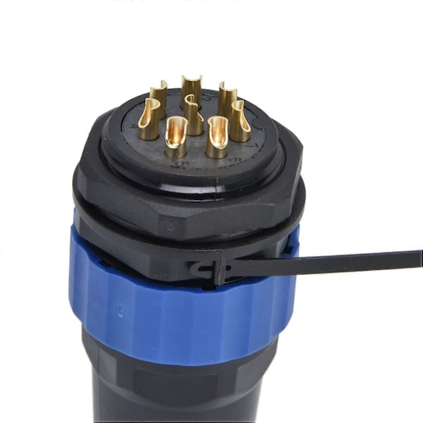 Flypluggkontakt IP68 Vanntett SP28 Bakmutter Sveising Hunn og Hann Strømkontakt 380V 25A8