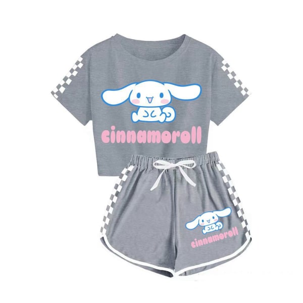 Sanrio Jade Dog T-shirt + shorts sportpyjamas för pojkar och flickor set sky blue 120cm