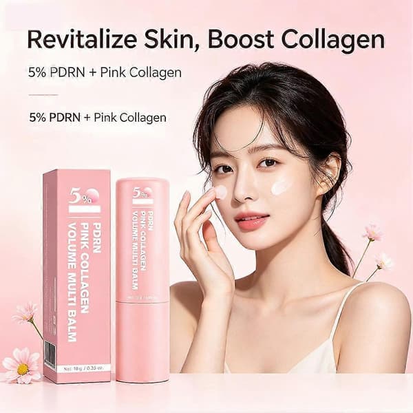 PDRN Pink Collagen Volume Multi Balm Stick för slät, hälsosam hud 2PCS
