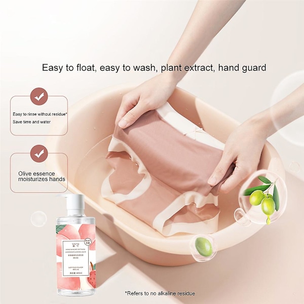 Vaskemiddel til Underundertøj til Gravide og Babyer - Azure Orchid og English Pear & Peach peach