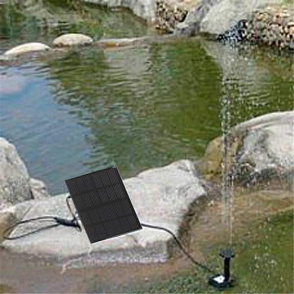 150L-H Utomhus Solar Fountain dränkbar pump