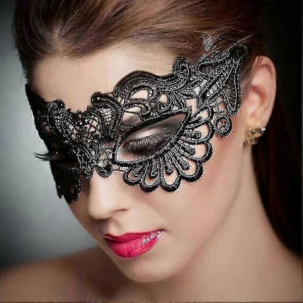 Womens Lace Venetian Masquerade Ball Lace Mask Sexy Venetian Masquerade Carnival Party Ball Face Masquerade Mask -DGJR