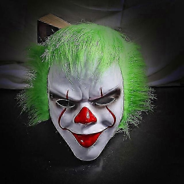 It Pennywise Killer Clown Maske Halloween rekvisita Voksne Menn Kvinner Morsom Halloween Halloween Karneval Mardi Gras Enkle Halloween Kostymer -CHNSZ