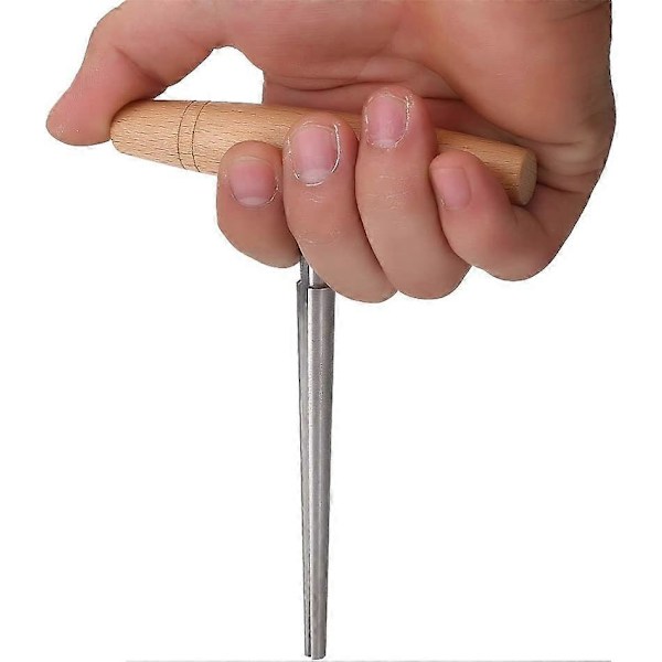 1 stk Fiolin Stemmehull Reamer med Trehåndtak for 3/4 4/4 Fiolin (D-583-A)