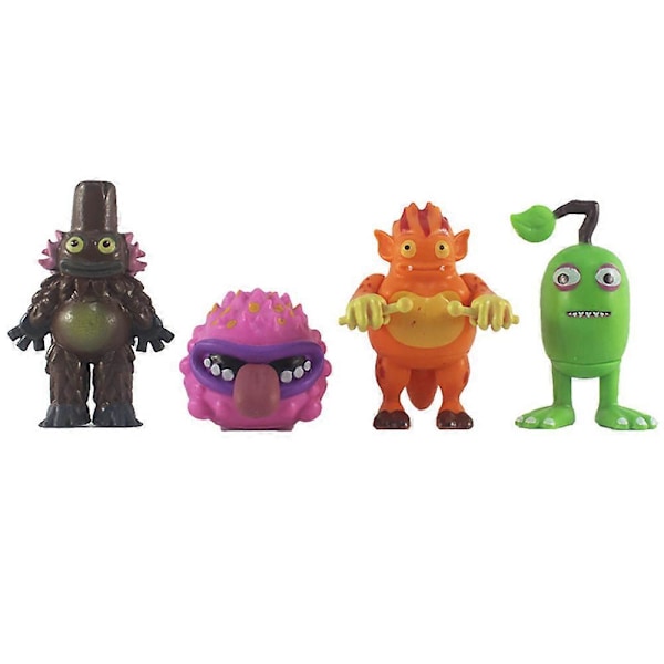 13-dels My Singing Monsters Mini Figurset, Wubbox Noggin Toe Jammer Modeller Dekoration Pojkar Flickor Födelsedagspresent