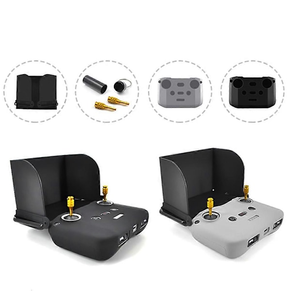 Solskydd Silikonfodral för Mavic Air 2 Fjärrkontroll Solskyddsskydd
