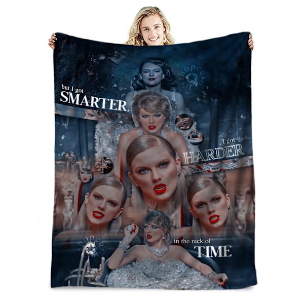 Berömd sångare flanellfilt Taylor Swift presentfilt luftkonditioneringsfilt napfilt täcke kändisfilt 130*150cm