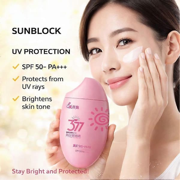 377 Isolerende Solcreme SPF50+ - Blegende, Vandtæt, 50g