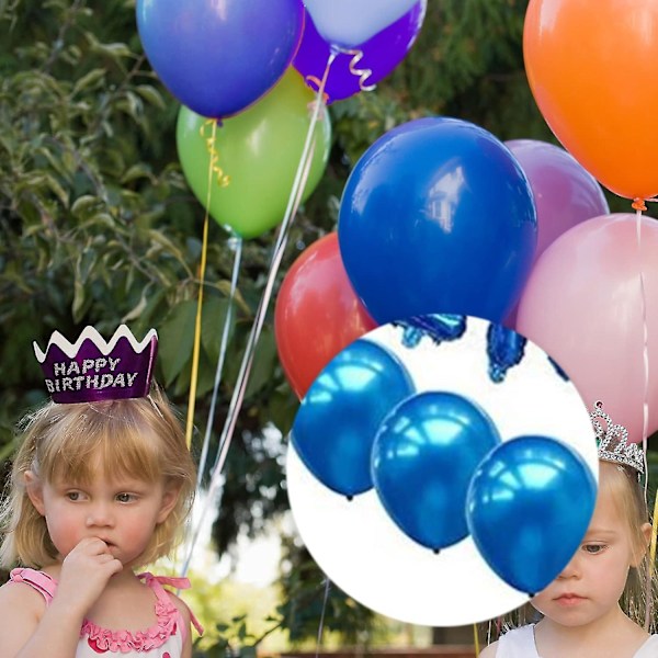 Grattis på födelsedagen Banner, Blå Födelsedag Ballonger, Grattis på födelsedagen Dekorationer För Män Pojkar Fest Dekorationer -CNSZ