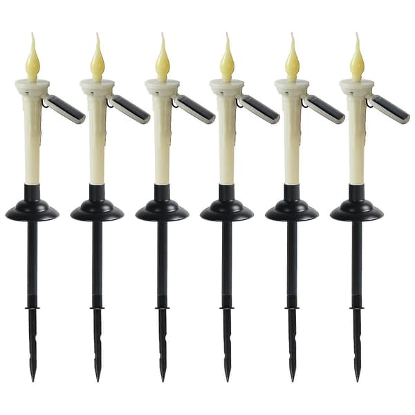 Solcellelys Jordplugglampe, Dekorasjon Led Solcelle Lang Pol Lys 4/6stk CNSZ 4pcs