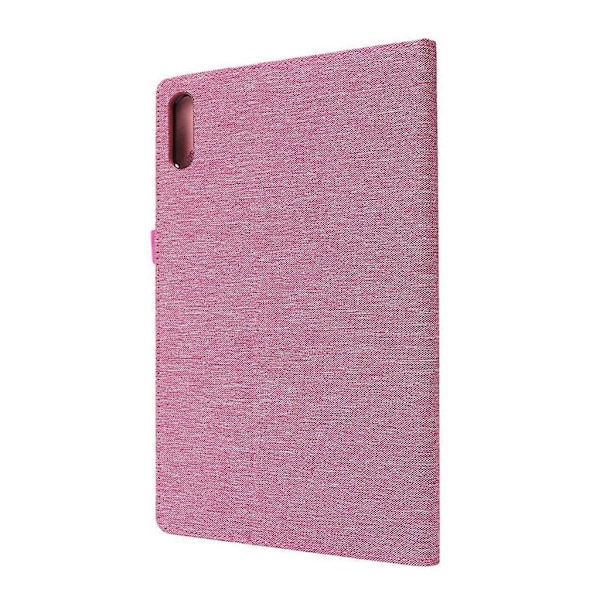 Passer for LenovoXiaoxin Pad 11.5 tommer Flip Cover Case PU stoff stativ for Tab rose red