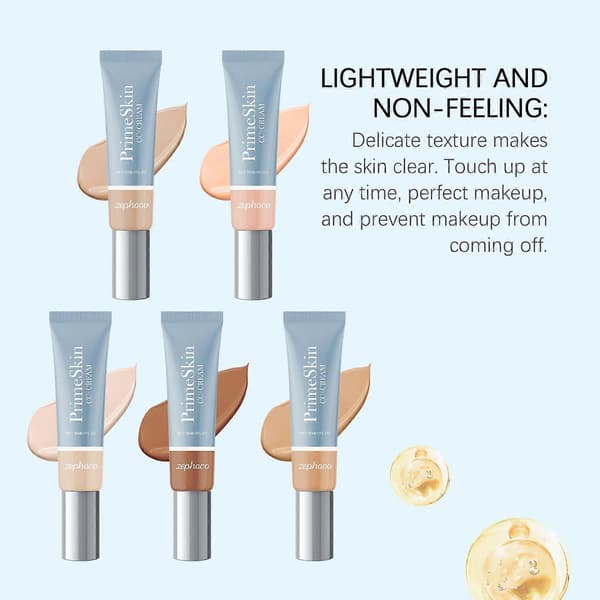 PrimeSkin CC+ Cream - Flydende Foundation, Foundation Makeup, 1,8 fl oz/30ml Pink