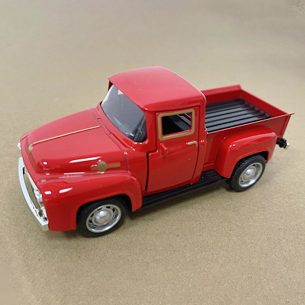 Seostettu Pickup-kuorma-auton malli Kaksi-ovinen maastoauto Näyttömallikokoelma Auto red