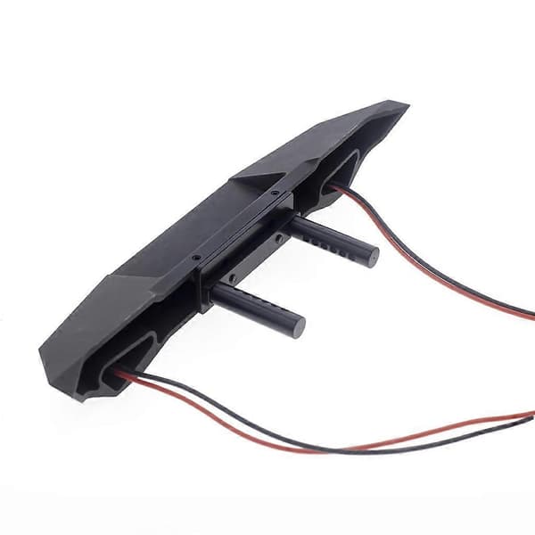 Bil Metal Kit Aluminium Legering Dele Holdbar Chassis Bumper til Modelbil b