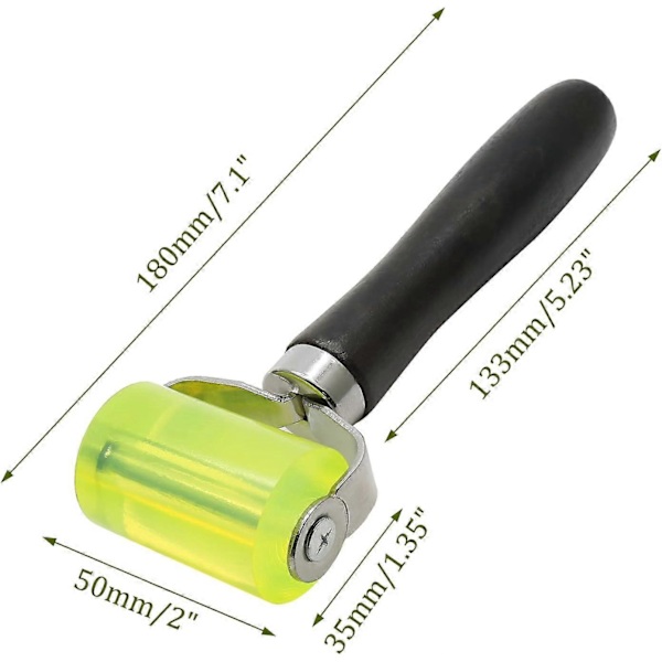 1,38 tum x 2 tum Bil Audio Ljuddämpande Applikationshjul Rullgummi Sömrull Bil Ljuddämpare Brusfilter Applikation