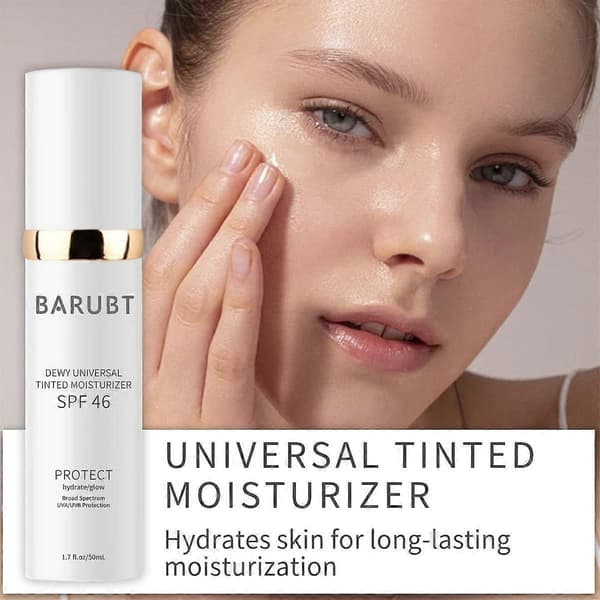 SPF46 Solcreme Tonet Creme, Dugfrisk & Mat Valgfri Let Spredelig Isolerende Lotion Til Daglig Makeup Base A