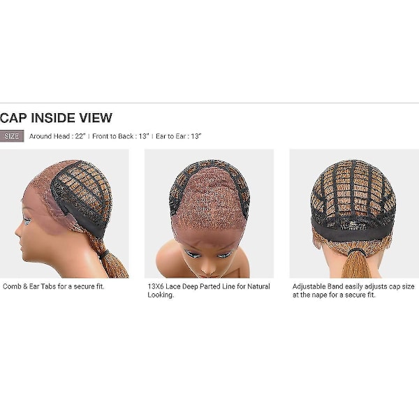 Hd Lace Front Peruk Cloud 9 Vad Lace Swiss Lace 13x6 Latisha -JRDG color a