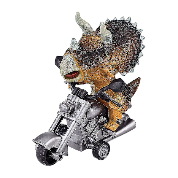 Dinosauruslelumoottoripyörät 2 kpl, kitkavoimalla toimivat, T-rex ja Triceratops hirviödinosauruslelut pojille