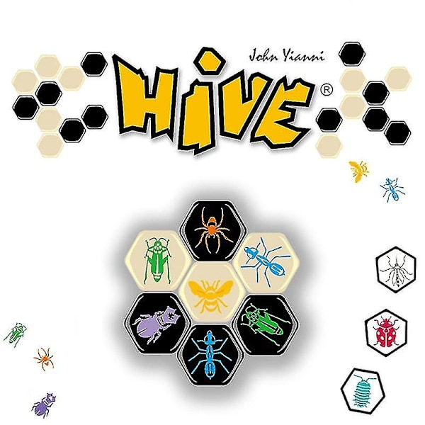 Hive Brädspel 2 Spelare Fest Föräldrar Med Barn Roligt Spel Underhållning Festspel