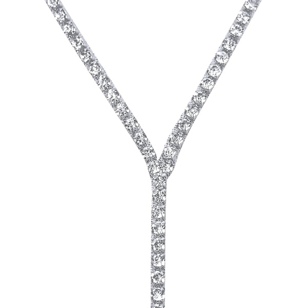 2 stykker Rhinestone Tassel Choker Halskjede Multi-lag Bred Krage Halskjeder Tassel Kjede Halskjeder For Kvinner Jenter Favoritt