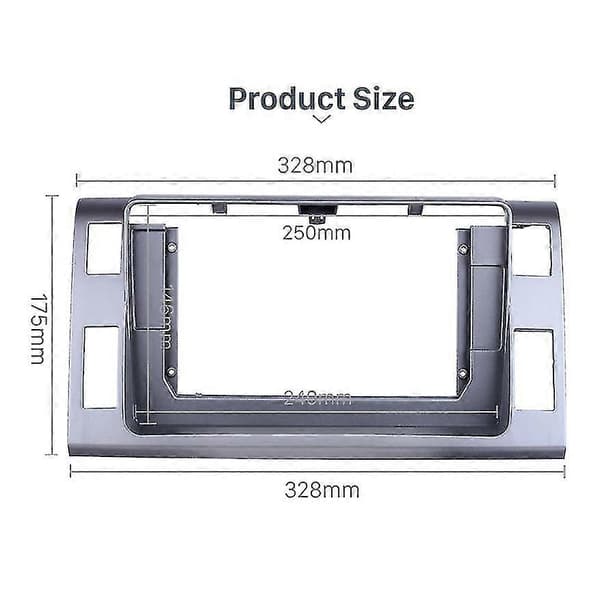 2din Bilradio Facia til Previa/Estima/Tarago Dvd Stereo Rammeplade Adapter Montering Dash Installation