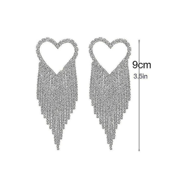 Högkvalitativa Färgglada Kristall Rhinestone Högring Örhängen Statement Geome