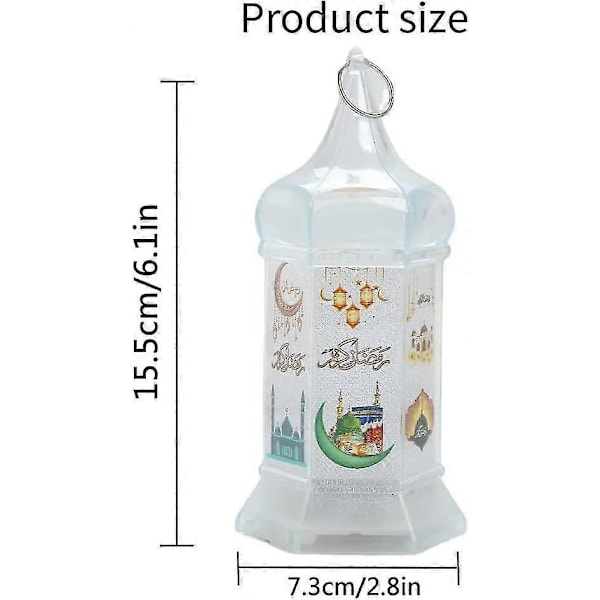 Ramadan Lyktor Ljus, Ramadan Bordslampa, Ramadan Dekorationer För Hemmet, Ramadan Gåvor Till Barn, Ramadan Dekorationer -CHSZ 2pcs