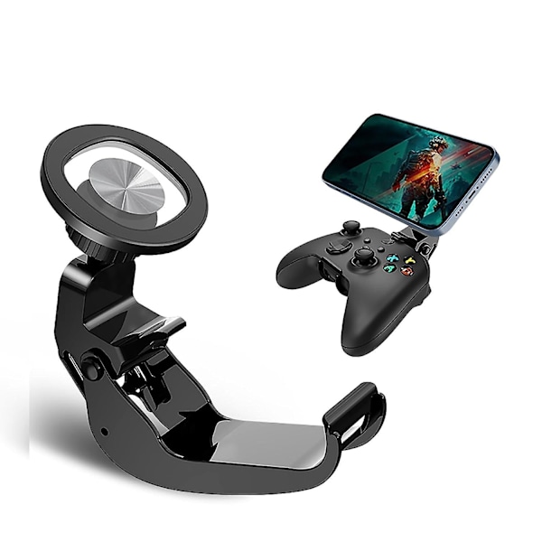 Magnetisk Mobilspillklippfeste for Xbox-kontrollere, Universal Magnetisk Handy Mount Gamepad Controller Clip Halter for Xbox One-kontroller