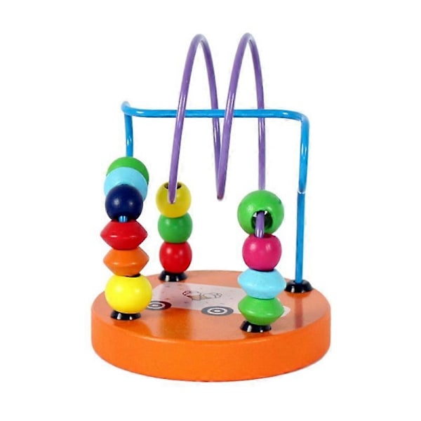 Mini Bärbar Pussel Trä labyrint Spel Leksaker Bordspel Bästa Present trolley