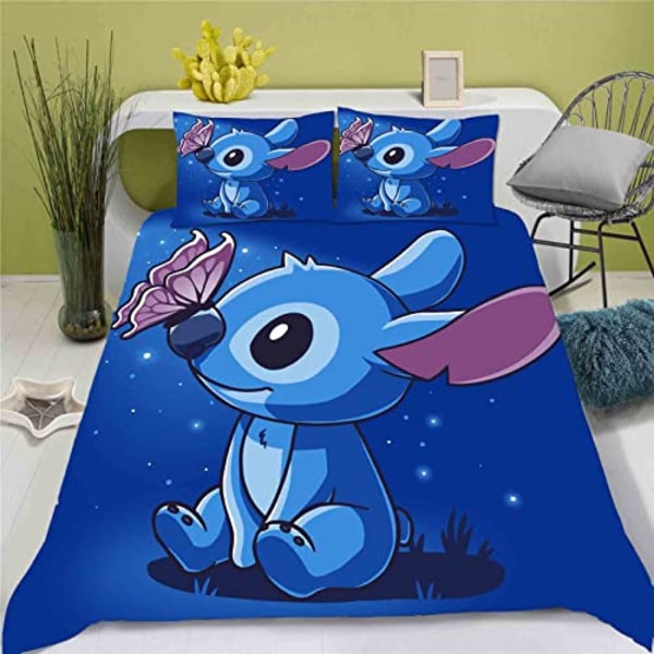 wish Stitch 3D digitaalinen painatus peitto, lakanat, kolmiosainen vuodevaatesetti 3 200*220