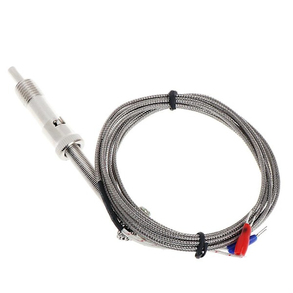Uppgraderad Termoelement K-Typ Temperatursensor 0~400 2m/6.6ft Trådprob
