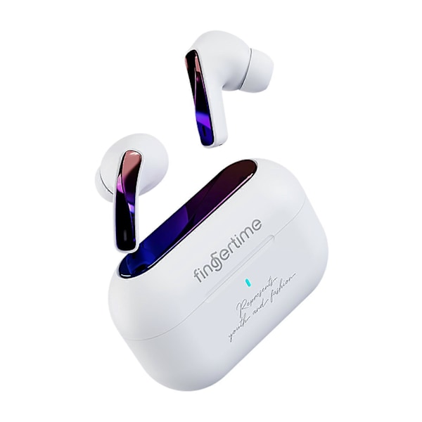 4D Ljudeffekt ANC -23db Touch-kontroll Trådlösa Bluetooth Hörlurar TWS-Hörlurar In-Ear Hörlurar white