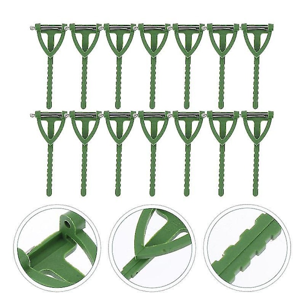 100 st DIY Triangelbroscher T-formad Boutonniere Corsage Tillbehör