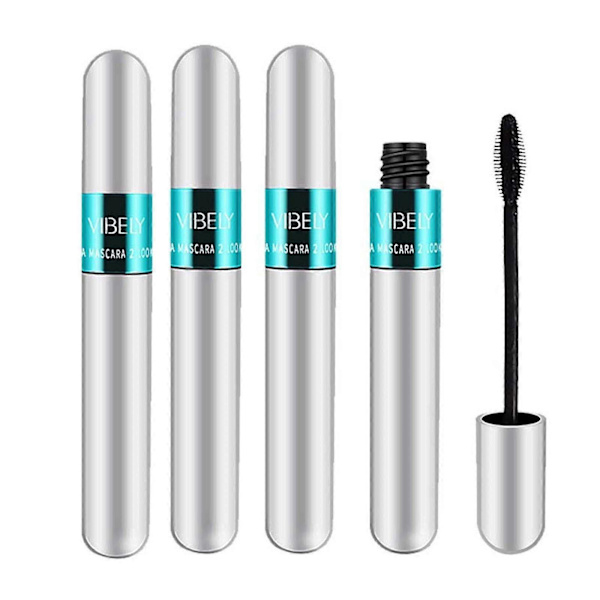 Beauty 2 i 1 Vibely Mascara 5X Længere Kosmetik Til Naturlig Forlængelse Og Fortykkelse Ingen Klumper 4D Silkefiber Mascara c