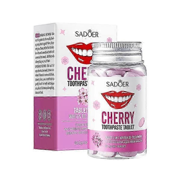 Lämplig för Sadoer Solid tandkräm för borttagning av gulhet och rengöring-D2 Sakura 28.5g/30 capsules