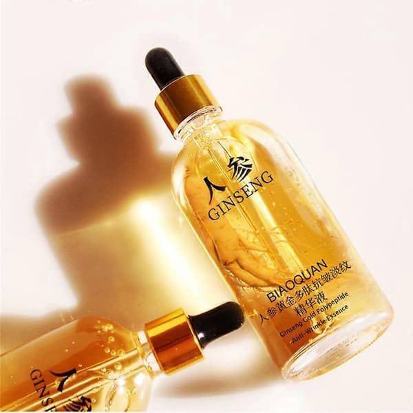 1-5x Ginseng Guld Polypeptid Anti-aging Essens Ginseng Anti-rynke Essens 2PCS