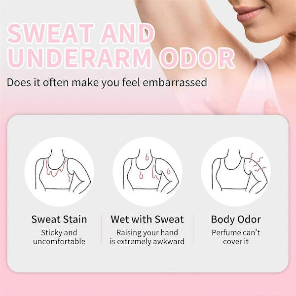 2x Doftande Antiperspirant Spray för att Ta Bort Lukt från Svetten under Armarna