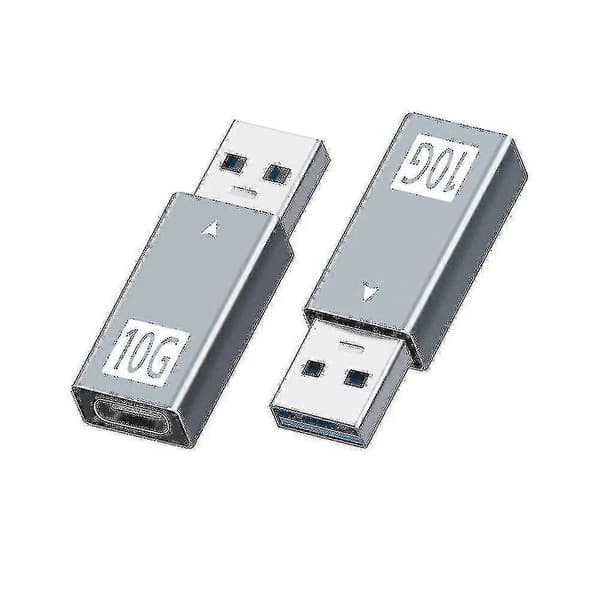 10gbps USB 3.1 Han till Typ C Honadapterkontakt Plug & Play för PC Telefon