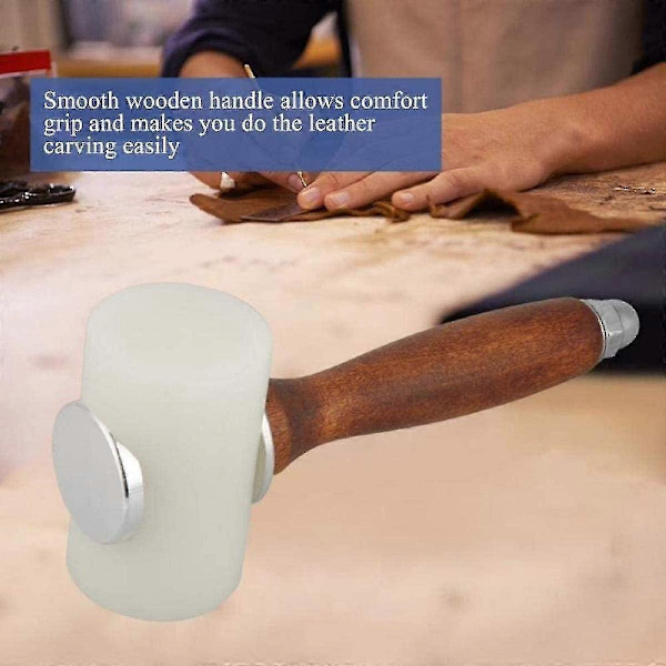 Läder Carving Nylon Hammare Klubba Kohud Sömnad, Diy Läderhantverk - Dd -JRDG