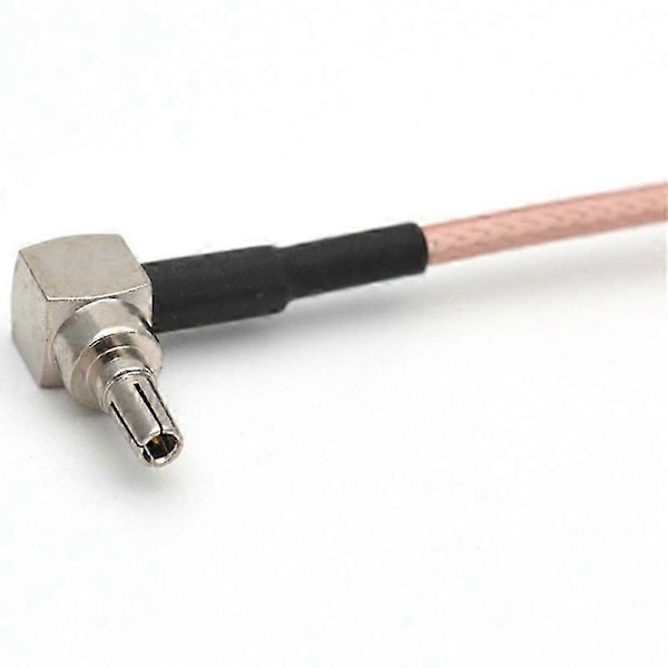 10 kpl RF-liitäntä F - CRC9 kaapeli F naaras - CRC9 suorakulmainen RG316 pigtail-kaapeli 15 cm